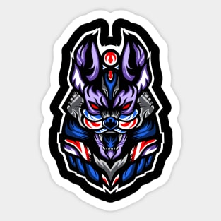 Anubis warrior head Sticker